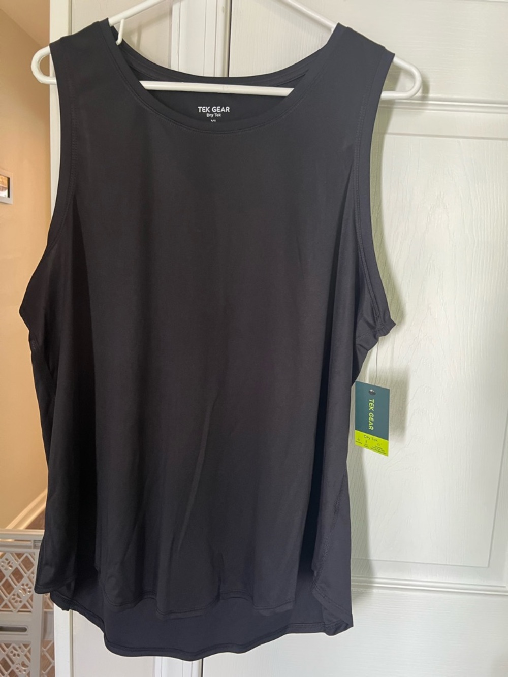 tek gear Black Performance Tank Top - Sleeveless Active Tank Women XL NWT